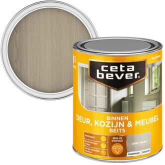 Binnen Beits - Deur, Kozijn & Meubel - Transparant - Grey Wash  - 750 ml