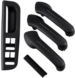 Binnen Deurklink Armsteun Voor: 1999-2004 Bora Golf 4 MK4 Jet Ta zwart