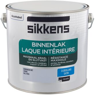 Binnenlak Zijdeglans RAL 9010 2,5L