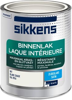 Binnenlak - Zijdeglans -  RAL 9016 - 750 ml
