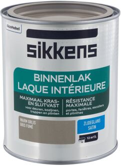 Binnenlak - Zijdeglans -  Warm Grijs - 750 ml