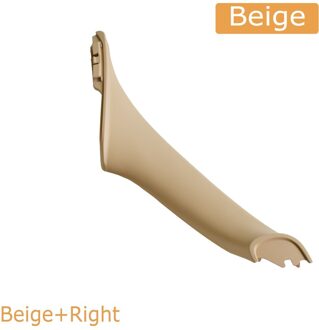 Binnenlands Handgrepen Binnendeur Panel Handvat Pull Trim Cover Voor Bmw F10 Lci 525d 525dx 528i 528ix Beige Beige-rechtsaf
