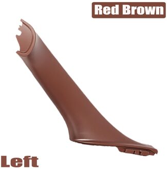 Binnenlands Handgrepen Binnendeur Panel Handvat Pull Trim Cover Voor Bmw F10 Lci 525d 525dx 528i 528ix Beige rood-bruin-links