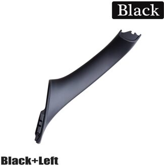 Binnenlands Handgrepen Binnendeur Panel Handvat Pull Trim Cover Voor Bmw F10 Lci 525d 525dx 528i 528ix Beige zwart-links