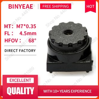 Binyeae 5Megapixel Hd 4.5 Mm Lens Board Lens Voor Cctv Camera Ip Camera 4.5 Mm M7 * 0.35 mount Lange Kijkafstand