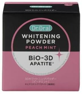 Bio-3D Apatite Whitening Powder Toothpaste Peach Mint - 25g