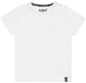 Bio Basic T-shirt NIGEL white - Maat 62/68