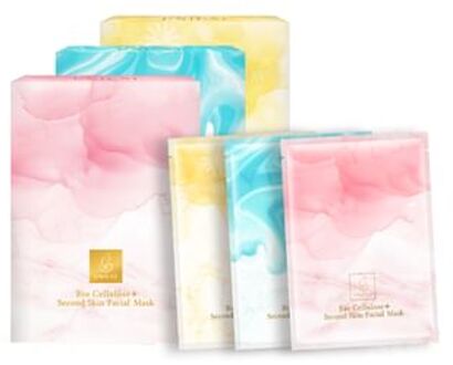 Bio Cellulose Second Skin Facial Mask Whitening - 3 pcs