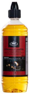 Bio citronella lampenolie/fakkelolie - 750 ml - citrusgeur - Lampolie
