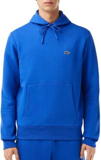 Bio Cotton Fleece Hoodie Heren blauw - M