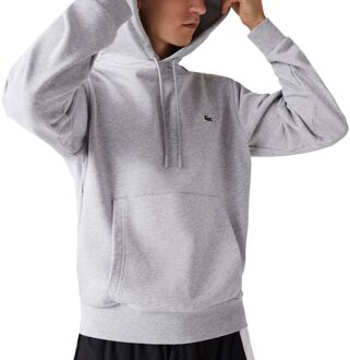 Bio Cotton Fleece Hoodie Heren licht grijs - XXL