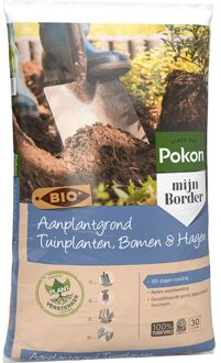 Bio MPS Aanplantgrond Tuinplanten, Bomen & Hagen 30L Pokon