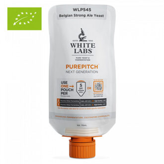 Bio vloeibare gist WLP545-O Belgian Strong Ale - White Labs - PurePitch™ Next Generation