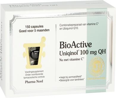 BioActive Uniqinol Q10 100 mg - 150 Capsules - Voedingssupplement