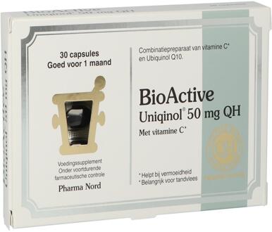 BioActive Uniqinol Q10 50 mg - 30 Capsules - Voedingssupplement