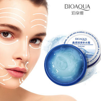 BIOAQUA Crystalline Hydrating Cream Oil Control Shrinks Pores Scars Whitening Moisturizing Skin Firming Skin Mild Repair Cream