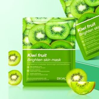 BioAqua Kiwi Fruit Brigten Skin Facial Mask #Kiwi Fruit - 1 pcs