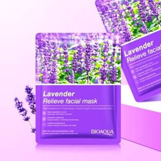 BioAqua Lavender Relieve Facial Mask #Lavender - 1 pcs