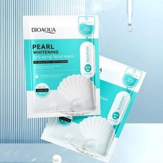BioAqua Pearl Whitening Anti aging Facial Mask #Mask - 1pcs
