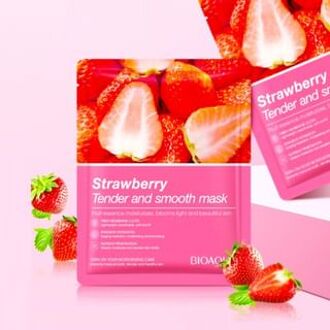 BioAqua Strawberry Tender Smooth Facial Mask #Strawberry - 1 pcs