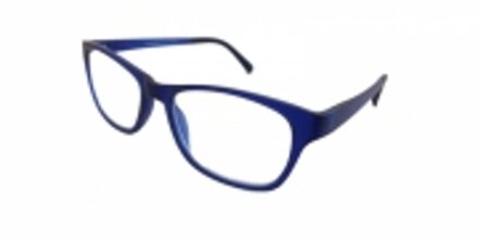 Biobased leesbril mat blauw +1.0