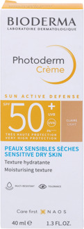 Bioderma Photoderm Light Colour Cream SPF50+40 ml. - One Size