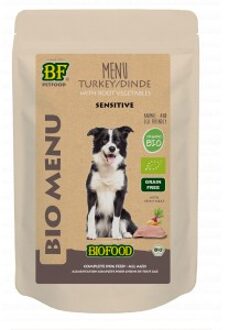 Biofood BF Petfood Biofood Organic Bio Menu Sensitive kalkoen natvoer hond (150 g) 2 x (15 x 150 g)