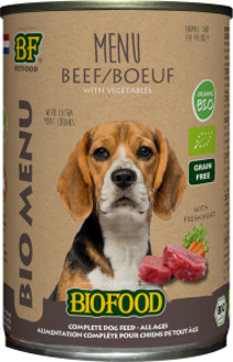 Biofood Organic Dog Beef Menu Hondenvoer - 12 x 400 g