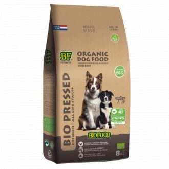 Biofood organic geperst hondenvoer 8 kg