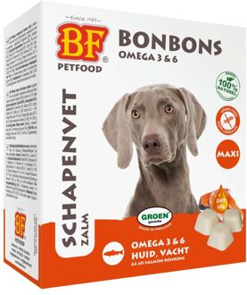 Biofood Schapenvet Maxi Bonbons Hondensnack - Zalm - 40 stuks