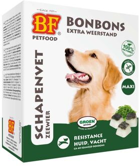 Biofood Schapenvet Maxi Bonbons Hondensnack - Zeewier - 40 Stuks