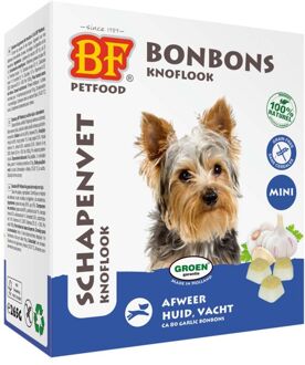 Biofood Schapenvet Mini Bonbons - Knoflook - 80 stuks