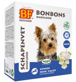 Biofood Schapenvet Mini Bonbons - Knoflook - 80 stuks