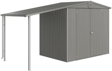 BIOHORT Afdak Voor Tuinhuis Europa 2,3,4a Donkergrijs Metallic