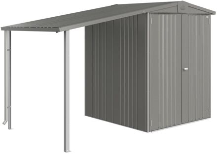 BIOHORT Afdak Voor Tuinhuis Europa 2,3,4a Kwartsgrijs Metallic