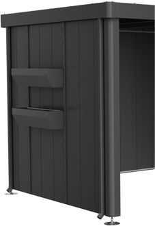 BIOHORT Bloembakken Floraboard Voor Zijdak Tuinhuis Neo Donkergrijs Metallic