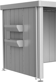 BIOHORT Bloembakken Floraboard Voor Zijdak Tuinhuis Neo Zilver Metallic