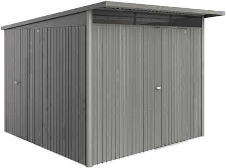 BIOHORT Deur Voor Berging Avantgarde Eco Kwartsgrijs Metallic 13x9,5x193cm