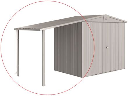 BIOHORT Europa 2/3/4a Afdak Zilver Metallic 150x156cm