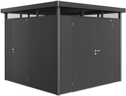 BIOHORT Extra Deur Highline, Panorama, Avantgarde Donker Grijs Metallic 80x185,5cm