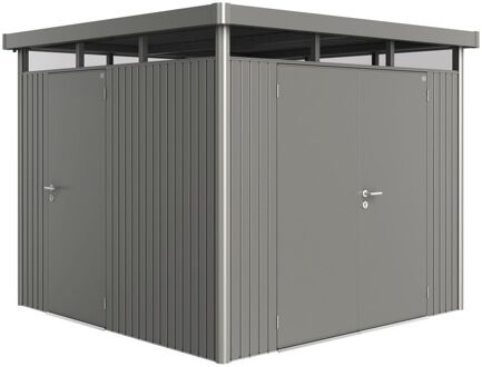 BIOHORT Extra Deur Highline, Panorama En Avantgarde Kwartsgrijs Metallic 76x182cm