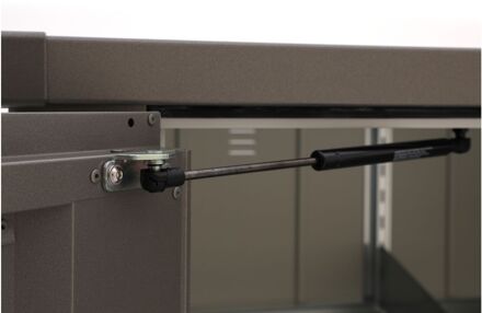 BIOHORT Gasveer t.b.v. Tuinkast 155cm dubbele deur - Laagste prijsgarantie! Grijs