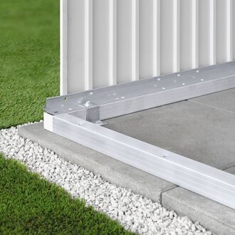 BIOHORT Grondframe Voor Tuinkast 190 Aluminium 186x4x150cm