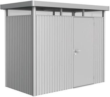 BIOHORT Highline H1 zilver metallic 1 deurs - 275 x 155 x 222 cm