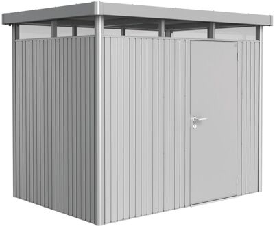 BIOHORT Highline H2 zilver metallic 1 deurs - 275 x 195 x 222 cm