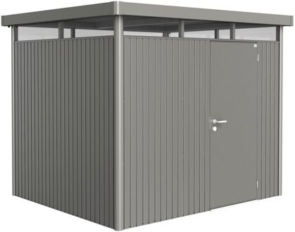 BIOHORT Highline H3 kwartgrijs metallic 1 deurs - 275 x 235 x 222 cm