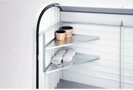 BIOHORT Hoekschap Roestvrij Staal 2 Stuks