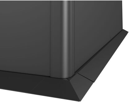 BIOHORT Maairand Voor Moestuin 0,5x0,5 Donkergrijs Metallic