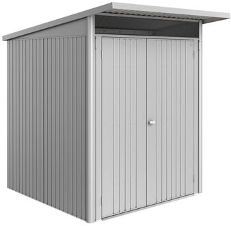 BIOHORT Metalen Tuinhuis Avantgarde - Zilver Metallic - 180x220cm - Dubbele Deur