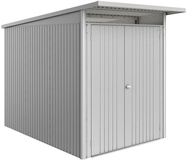 BIOHORT Metalen Tuinhuis Avantgarde - Zilver Metallic - 180x300cm - Dubbele Deur